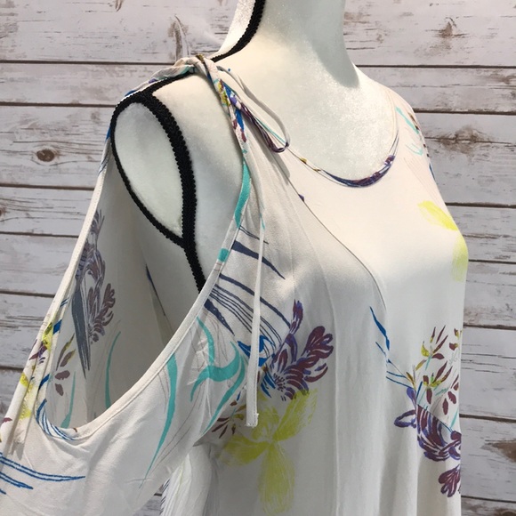 NWT Free People Floral Clear Skies Tunic Dress - Picture 6 of 8